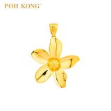 POH KONG 916/22K Gold Anggun Flower Pendant