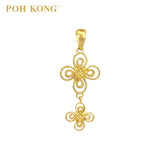 POH KONG 916/22K Yellow Gold Happy Love Ruyi Pendant (2011)