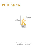POH KONG 916/22K Gold Exquisite Alphabet Pendant K