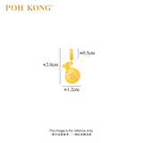 POH KONG 916/22K Yellow Gold Happy Love Treasure Bag Charm Pendant (2015)
