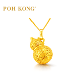POH KONG 916/22K Yellow Gold Auspicious Fu Gourd Pendant