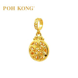 POH KONG 916/22K Yellow Gold Happy Love Yellow Gold Ruyi Pendant