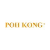 POH KONG 916/22K Yellow Gold Happy Love Eternal Swan Union Gold Earring