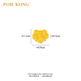 POH KONG 916/22K Yellow Gold Auspicious Flourishing Prosperity Charm Pendant