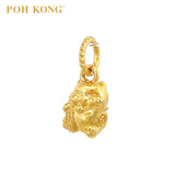 POH KONG 916/22K Yellow Gold 'ZhaoCai' Lucky Cat Pendant