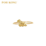 POH KONG 916/22K Yellow Gold Dinosaur Mini Ring