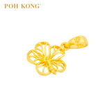 POH KONG 916/22K Yellow Gold Anggun Bunga Raya Pendant